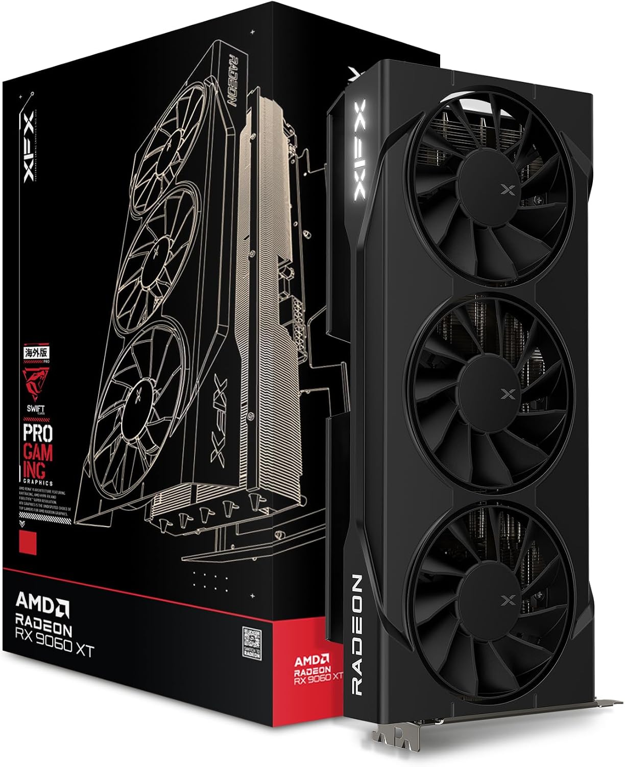 스위프트 AMD 라데온 RX 9060 XT OC 트리플 - Triple Fan Gaming Graphics Card 16Gb 리뷰 및 가격