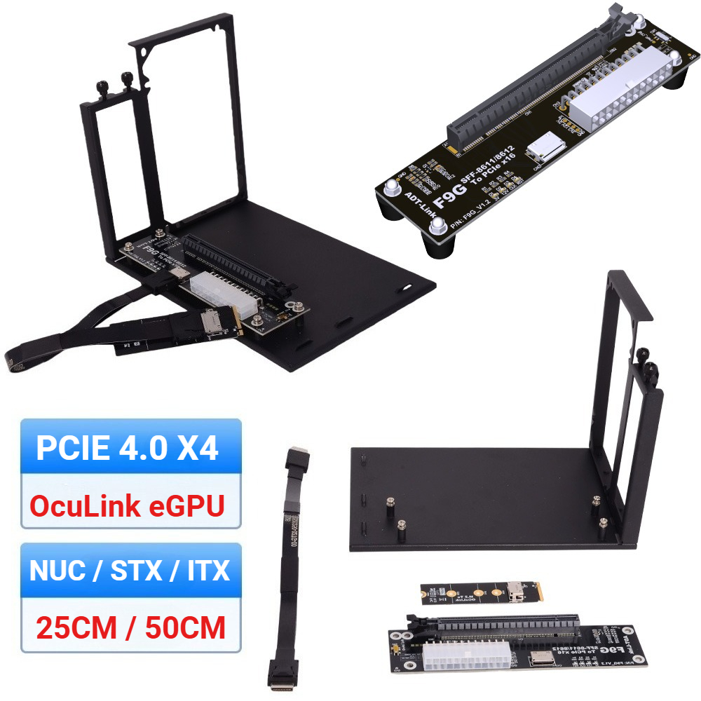 F9G-BK7 EGPU 오큘링크 GPU 도크 PCIe  - Oculink Egpu Dock Graphics Card 리뷰 및 가격