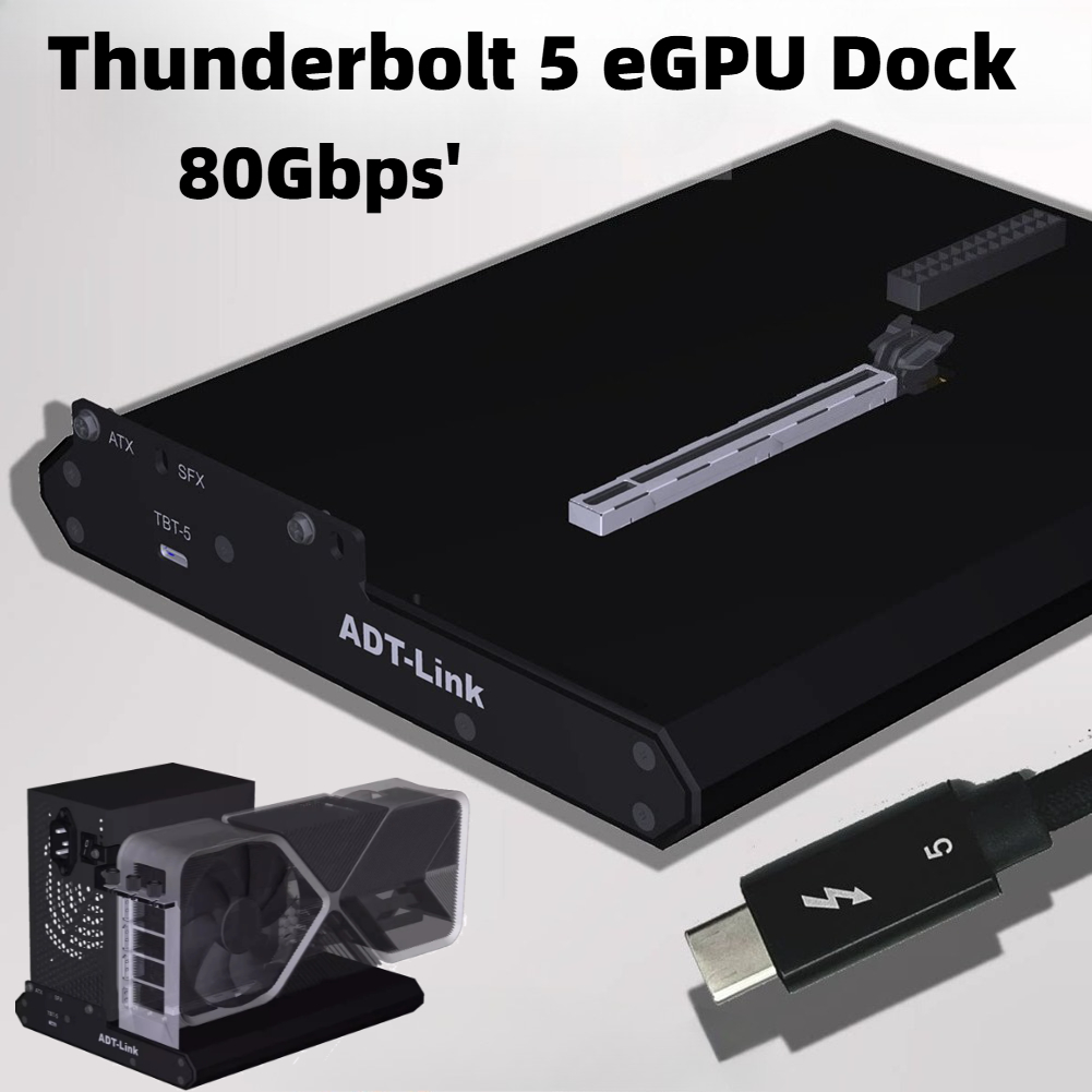 ADT 썬더볼트-5/4/3 외장 GPU 도킹 스테이션  - Thunderbolt 4 External Gpu Enclosure 리뷰 및 가격